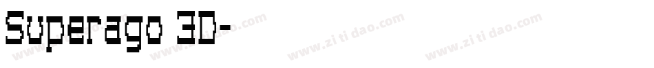 Superago 3D字体转换